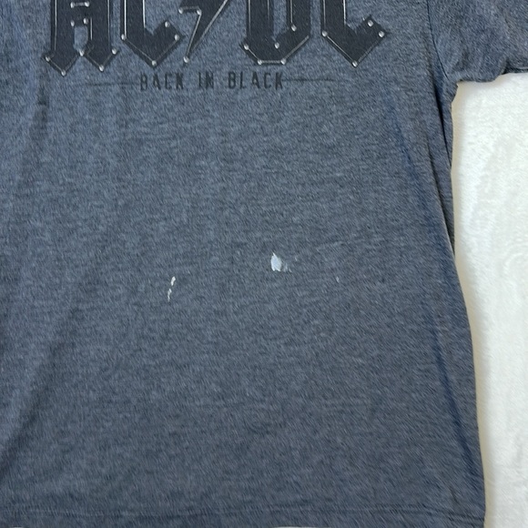AC/DC Men’s Short Sleeve T-shirt Gray Black Size Medium - Picture 7 of 9